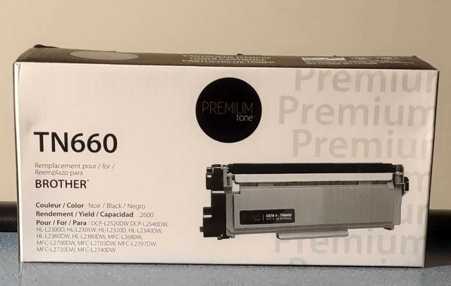 Brother TN 660 High Yield Toner in Printers, Scanners & Fax in North Bay