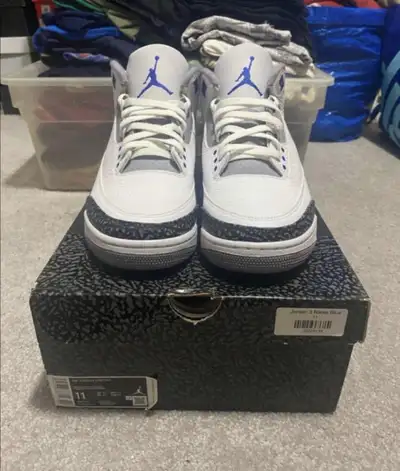 Jordan 3 Racer Blue and Jordan 1 High Gold Toe, View more