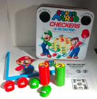 Super Mario Bros. Nintendo Collectors Game Set Metal Box + Toys