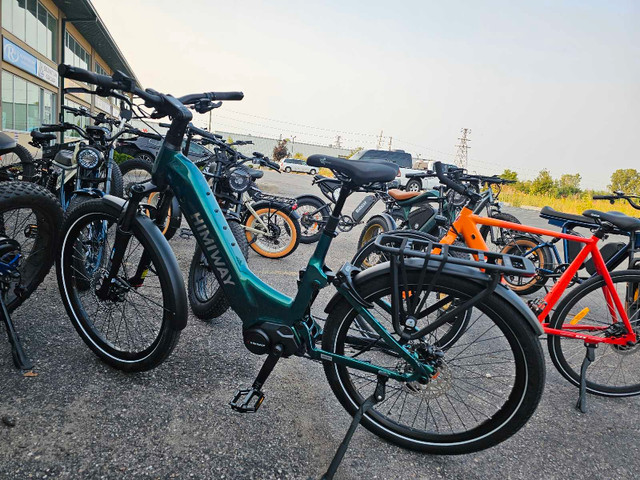 New 500W Mid Drive Full Suspension Ebike Warranty Free Shipping in eBike in Cambridge - Image 3