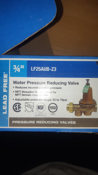 Watts Water Pressure Reducing Valve