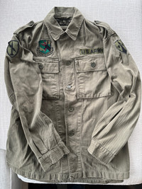 Cold War Dutch HBT Uniform Tunic US Army Patches