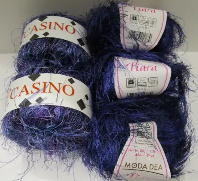 PRICE IS FIRM AND WILL NOT BE LOWERED. Three balls of Moda Dea "Tiara", made in Italy, 100% polyeste...