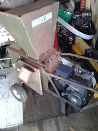 Wood chipper & generator