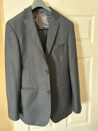 Grey 3-piece slim-fit suit, excellent condition