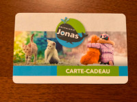 Carte-cadeau Jonas de 234,56 $ à 190 $