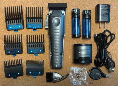 Barely used Babyliss LoPro FxOne clipper in excellent condition + extra battery. Comes with all item...