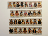 2021 Topps Heritage WWE Allen & Ginter 30 Card Complete Set,
