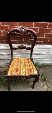 Selection of antique chairs