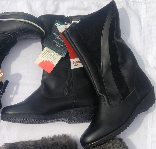 Girls' Size 5 = Women's Size 7 Black Winter Boots - NEW with tag in Multi-item in London