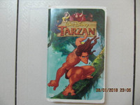 Classic Walt Disney Tarzan Block Buster VHS Rental Circa 1999