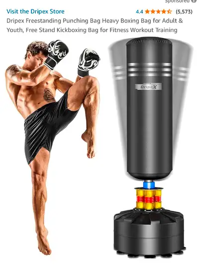 DRIPEX Freestanding Punching Bag, View more