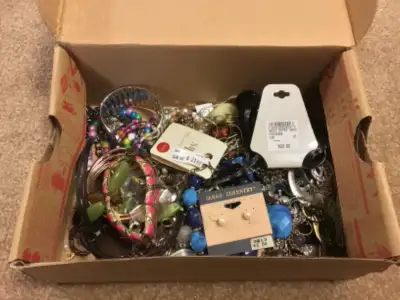 Multiple pieces of costume jewelry, some vintage. A few dozen pieces at least, likely more. Many nev...