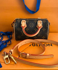 Louis Vuitton Nano Speedy comes with full set and receipt