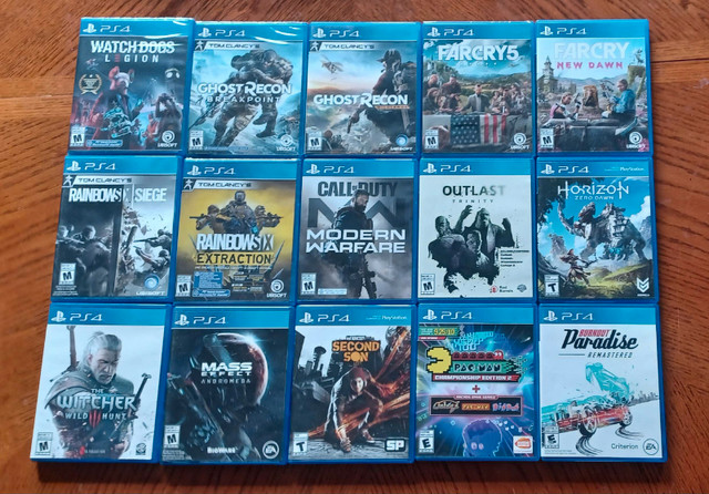 Jeux PS4 à vendre entre 5$ et 15$ dans Sony PlayStation 4  à Ville de Montréal