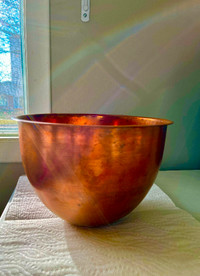 RARE ATLAS COPPER BOWL LINER/INSERT FOR 5 QT KITCHENAID MIXERS