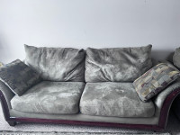 Velvet couches set 