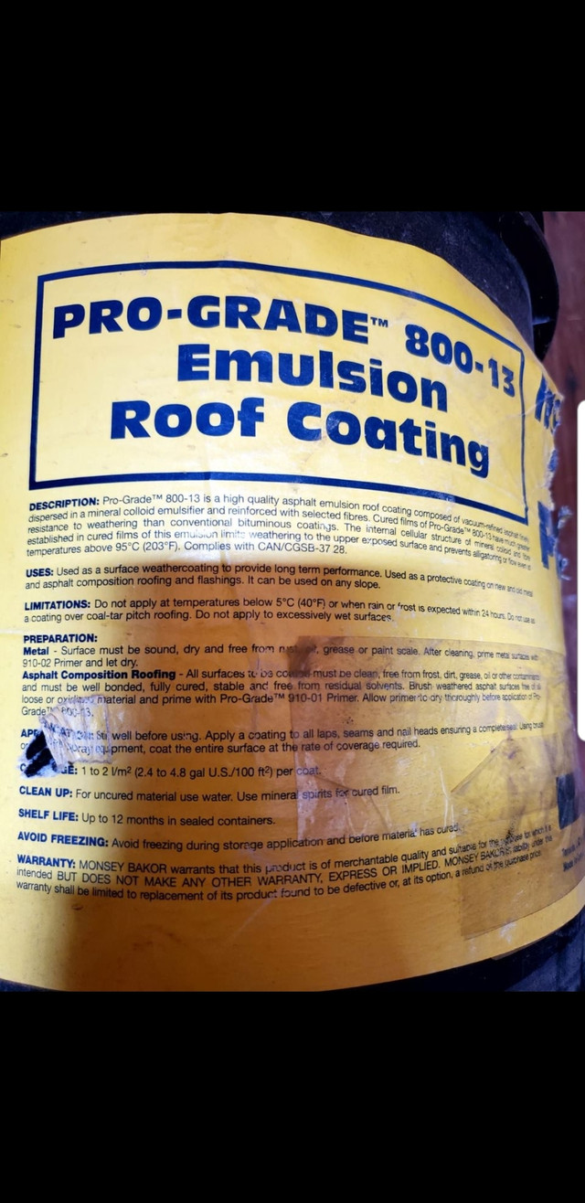 ☆roof glue☆blueskin☆concrete cure☆ in Roofing in Edmonton - Image 4