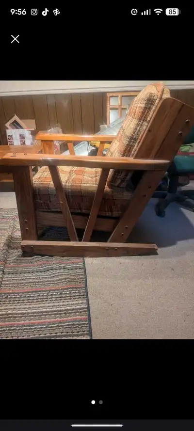 solid wood rocking chair, View more