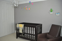 Crib and Toddler double bed (and conversion kit)