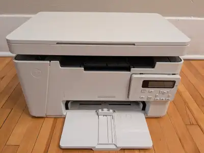 HP LaserJet Pro MFP M26nw, black and white. It is tested and it works without flaws. Also scans. Spe...