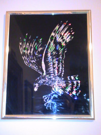 Cool Framed Hologram Eagle Print ($7)