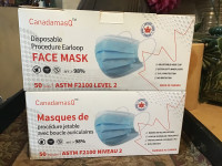 21 Boxes- CanadamasQ Disposable Face Mask 50 units-each $5