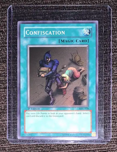 Yu-Yu-Gi-Oh Confiscation MRL-038 Super Rare 1st Edition MINT, View more