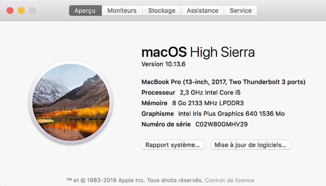 MacBook Pro 2017 (13 pouces) - Apple dans Portables  à Ville de Montréal - Image 4