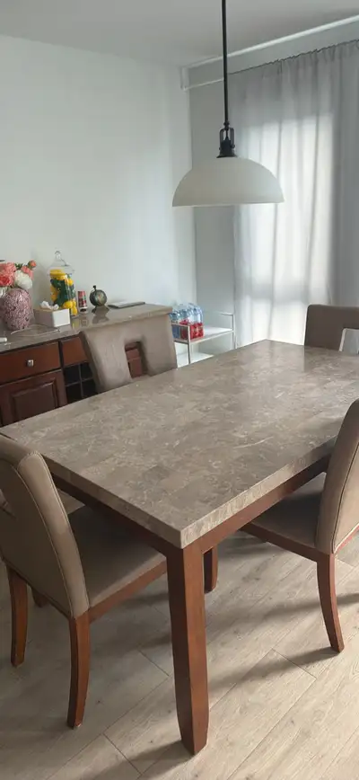 dining set (table + 4 chairs) and sideboard URGENT, View more