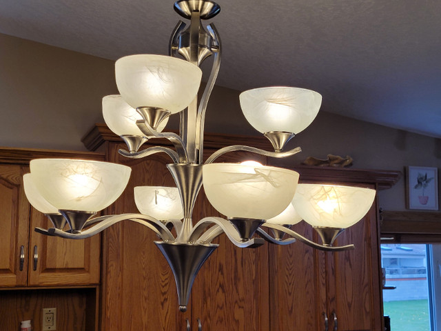 9 Lamp hanging light in Indoor Lighting & Fans in Regina