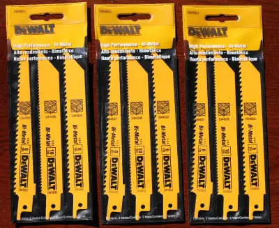 DeWalt 3pc Reciprocating Saw Blade Set, View more