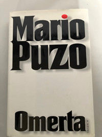 Mario Puzo Omerta Hard Cover Book