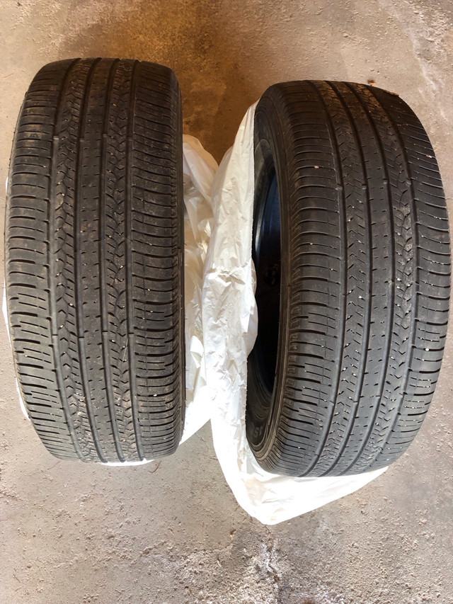 Four Goodyear Assurance 225/65R17 Fuel Max tires in Tires & Rims in La Ronge