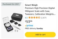 Smart Weigh High Percision Jewelry Scale