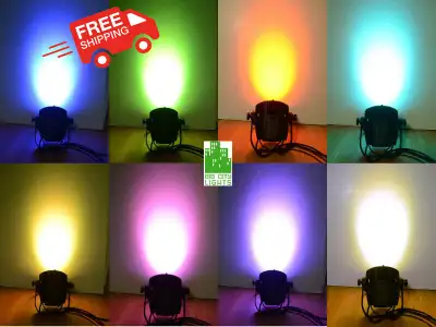 Multicolour LED PAR lights, NEW, Various Models - FREE Shipping!, View more