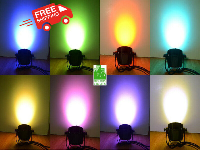 Multicolour LED PAR lights, NEW, Various Models - FREE Shipping! in General Electronics in Vancouver