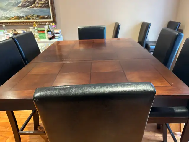 Bar Height Table with Ten Chairs in Dining Tables & Sets in Kingston - Image 5