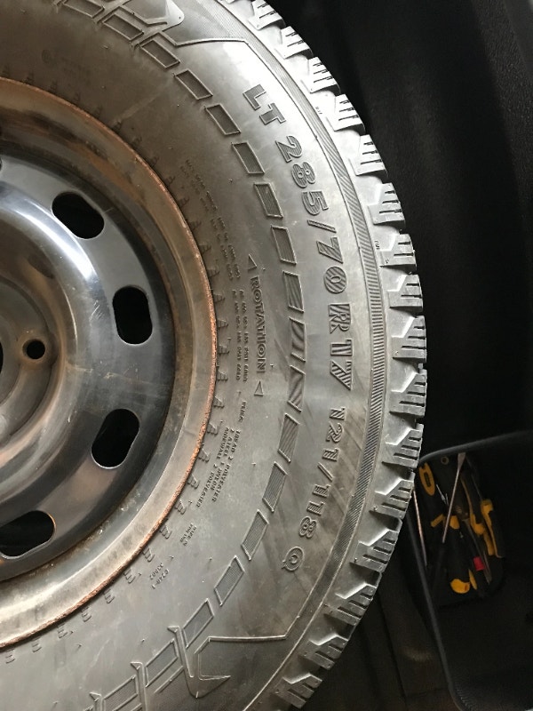 Studded winter tires for truck Tires & Rims Sudbury Kijiji
