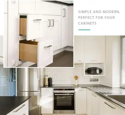 BRAND NEW-6 Packs (3.75" Centre to Centre) stainless steel pulls, View more