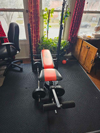 Bench press home gym equipment 