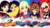 Hot Wheels DC Super Hero Girls Cars 1:64 scale