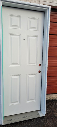 32x80in 6 panel Prehung  Prehung Exterior Door LH inswing Jamb-6