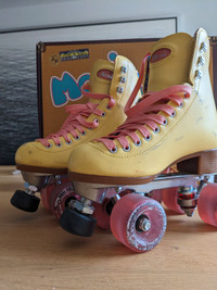 Moxi roller skates bright yellow size 7