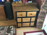Refinished wood cabinet