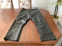 Pantalon de moto, 100% cuir véritable, femme Dimitri 11-12 ans