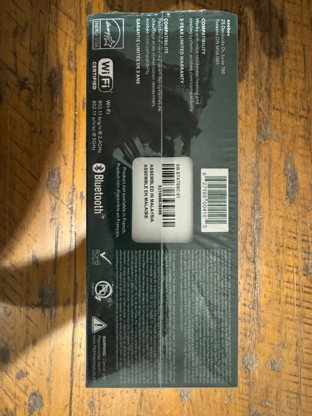 Ecobee thermostat - brand new box not even opened  in Other in City of Toronto - Image 3