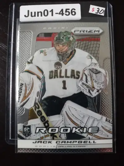 2013-14 Panini Prizm Jack Campbell Rookie 232 Maple leafs dallas, View more