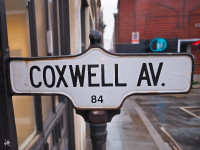 Coxwell Street Sign