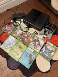 Xbox 360 + 9 Games + 2 Controllers FOR SALE